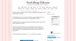 Desktop Screenshot of foodallergytalk.com